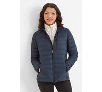 TOG24 North Womens Hooded Duck Down Jacket Padded Quilted Puffer Jacket Ultra Warm, 800 Fill Power Transforms Into Travel Pillow Durable With Flattering Fit - Ideal for Travel and Winter