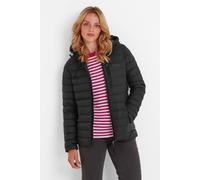 TOG24 North Womens Hooded Duck Down Jacket Padded Quilted Puffer Jacket Ultra Warm, 800 Fill Power Transforms Into Travel Pillow Durable With Flattering Fit - Ideal for Travel and Winter