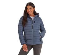 TOG24 North Womens Hooded Duck Down Jacket Padded Quilted Puffer Jacket Ultra Warm, 800 Fill Power Natural Down Filling Transforms Into Travel Pillow Durable With Flattering Fit