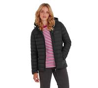 TOG24 North Womens Hooded Duck Down Jacket Padded Quilted Puffer Jacket Ultra Warm, 800 Fill Power Transforms Into Travel Pillow Durable With Flattering Fit - Ideal for Travel and Winter