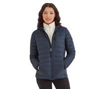 TOG24 North Womens Hooded Duck Down Jacket Padded Quilted Puffer Jacket Ultra Warm, 800 Fill Power Transforms Into Travel Pillow Durable With Flattering Fit - Ideal for Travel and Winter