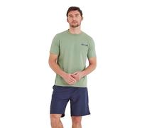 TOG24 Novick Men's Summer T-Shirt, X Joseph Cox Design, Supersoft Cotton, Crew Neck, Graphic Print Tee Pistachio