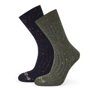 TOG24 Opora Trek Socks 2 Pack. These Hiking Socks Feature All Over Cushioning, Non-Slip Grip Cuff & Re-Inforced Toe & Heel. These Heavy Duty Hiking Socks Come Up The Shin For Super Comfort!