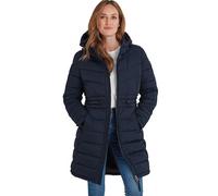 TOG24 Orton Womens Longer-Length Jacket Light Rain Protection Wind-Resistant Baffle Coat Complete With Toggle Adjusters On Waist & Hood, It Helps You Stay Warm, Dry & Stylish