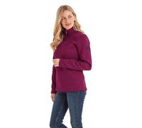 TOG24 Pearson Knitlook Womens Fleece with ¼ Zip Neck