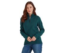 TOG24 Pearson Knitlook Womens Fleece with ¼ Zip Neck