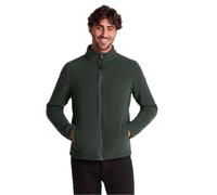 TOG24 Revive Mens Fleece Jacket Outdoor Microfleece Jackets with Full-Zip Lightweight & Warm, Anti-Pill Fabric for Hiking Trekking Camping Sport Racing Green L