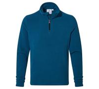 TOG24 Revive Men's Fleece Pullover Lightweight & Warm Microfleece Jacket Quarter Zip Jumpers Thermal Top Recycled Polyester Sweatshirts Marine Blue S