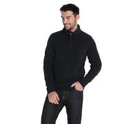 TOG24 Revive Women's Fleece Jackets Warm Fleece Jumper Pullover with Zip Neck Ladies Sports Bodywarmer Lightweight Stand-Up Collar Sweatshirts Black UK20