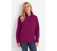 TOG24 Revive Women's Fleece Jumper - 100% Recycled Polyester, Zip Neck, Lightweight & Warm, Anti-Pill Fabric
