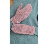 TOG24 Rio Rib Turn Up Mittens Supersoft & Warm With Rib Detailing Ideal For Winter