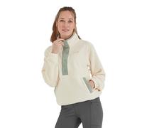 TOG24 Sawford Womens Overhead Microfleece, Lightweight & Warm Recycled Polyester Fleece, Anti-Pill Finish, Neck Fastens With Press Studs, Colourblock Design, 2 Kangaroo Pockets, Casual All-Year Fleece