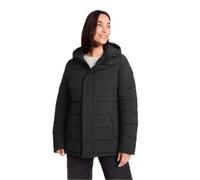 TOG24 Sleight Women's Padded Jacket Water-Resistant Windproof Quilted Puffer Jackets, Ladies Winter Warm Insulated Hooded Coat Black UK14