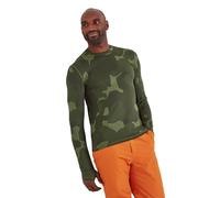 TOG24 Snowdon Men's Crew Neck Base Layer, Stylish Supersoft Warm Temperature Regulating Thermal Underlayer, Anti Chafe Seams Quick Moisture Wicking, Perfect for Running Hiking Biking Camping Skiing