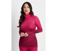 Tog24 'snowdon' Thermal Base Layer Roll Neck In Raspberry Raspberry 8