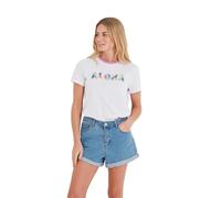 TOG24 Susan Women's Summer Casual T-Shirt, Supersoft Cotton with Printed Aloha Slogan
