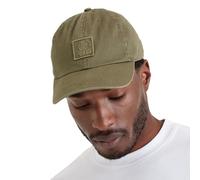 TOG24 Unisex Johan Cotton Baseball Cap, Lightly Washed Look with Adjustable Strap Logo Khaki