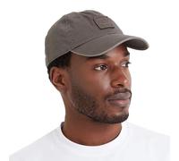 TOG24 Unisex Johan Cotton Baseball Cap, Lightly Washed Look with Adjustable Strap Logo Steel Grey