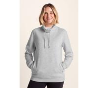 TOG24 Abigail Womens Funnel Neck Sweatshirt with Chunky Knitted Drawcords and Welt Pockets