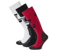 TOG24 Bergenz Ski Socks 3 Pack. Padded Ski Socks With Targeted Cushioning, Non-Slip Grip Cuffs, Re-Inforced Toe & Heel Plus Elastic Arch & Ankle Support. 3 Pack Mens Ski Socks. 3 Pack Womens Ski Socks