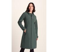 TOG24 Women's 'Enya' Softshell Long Jacket in Bottle Green | Size: 8 TOG24 Bottle Green 8