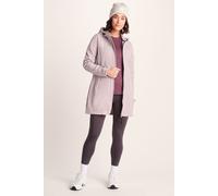 TOG24 Keld Lightweight Long Womens Softshell Jacket, Windproof, Showerproof Zip Up Outdoor Jacket with Hood, Fleece Lined For Warmth, Ideal for hiking, walking and everyday use