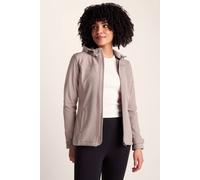 TOG24 Women's 'Keld' Shower Resistant Hooded Softshell Jacket in Dusty Pink | Size: 22 TOG24 Dusty Pink 22