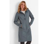 TOG24 Women's 'Marina' Softshell Long Jacket in Dark Grey | Size: 16 TOG24 Dark Grey 16