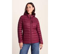 TOG24 North Womens Hooded Duck Down Jacket Padded Quilted Puffer Jacket Ultra Warm, 800 Fill Power Transforms Into Travel Pillow Durable With Flattering Fit Ideal for Travel and Winter
