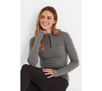 TOG24 Women's 'Snowdon' Thermal Base Layer Quarter Zip in Grey | Size: 16 TOG24 Grey 16