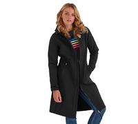 TOG24 Womens Waterproof Softshell Coat & Jacket. 8K Waterproof Protection, Breathable & Windproof. Toggle Adjusters On Hood Opening, & Microfleece Bonded To The Inside For Maximum Warmth & Comfort