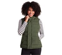 TOG24 Wyness Womens Quilted Gilet, Lightweight Womens Body Warmer With Adjustable Hood, Water Repellent Coating & Windproof Womens Sleeveless Jacket