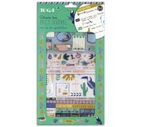 Toga Bullet Journal Decoration Kit - Jungle, Blue, Green and Yellow, One Size