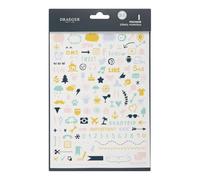 Toga Bullet Journal Symbols Stencil, Icons, 15 x 21 x 0.1 cm