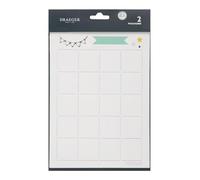 Toga by DRAEGER Paris - 2 Month Stencil Sheets for Organizing Your Bullet Journal - Dimensions 15 x 21 cm - DIY Accessory