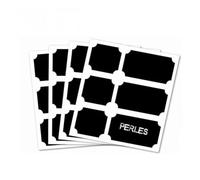 Toga D.I.Y Slate Labels, Paper, Black, 13 x 17.5 x 0.2 cm