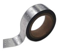 Toga Flocons Masking Tape, Washi, Silver, 10 m