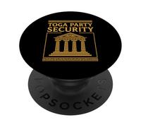 Toga Party Security Guard Greek Celebration College Frat Boy PopSockets Adhesive PopGrip