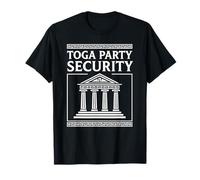 Toga Party Security Guard Greek Celebration College Frat Boy T-Shirt