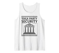 Toga Party Security Guard Greek Celebration College Frat Boy Tank Top