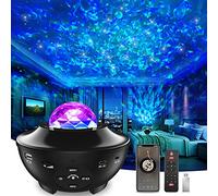 Togaga Galaxy Projector, Star Projector with Bluetooth Speaker, 3 in 1 LED Night Light Remote Control 10 Colors, Projector Light Lamp for Kids Gift, Bedroom Decor, Party, Holidays, Christmas