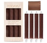Togayu Heatless Curls Overnight Set - Jumbo Overnight Hair Curlers to Sleep In, Soft Velvet Hair Rollers for Women, No Damage Curls Styling Tools 4pcs