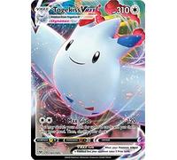 Togekiss VMAX 141/185 Ultra Rare Pokemon Card (SWSH04 Vivid Voltage) + 1x TitanCards® Toploader