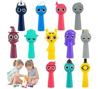 TOGETDREAM 12Pcs Sprunki Figures Sprunki Toy, Colorful Toy Figures Action Anime Model Statue Collectible Sprunki Birthday Decorations Gifts for Girls and Boys/Game Fans (Style 2)