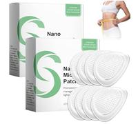 TOGETDREAM 2 PCS Nano Microneedle Patch, Natural SMGT-GLP-1 Nano Microneedle Patch Micro Needle Patches Weight Loss, Long-lasting Slimming Patch Nano Microneedle Patch for Weight Loss Women Men