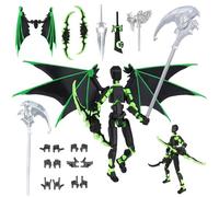 TOGETDREAM Assembled T13 Action Figure, 3D Printed Lucky 13 Toys With 6 Weapons & 6 Hands Set, Multi-Jointed Movable Dummy Present/Decorations/Toys for Game Lovers