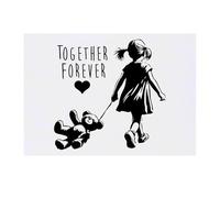 'Together Forever' Temporary Tattoo - Water Resistant, Skin-Safe, Non-Toxic Transfer (TO00076053)