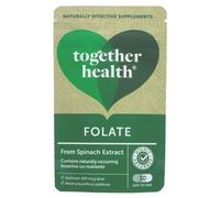 Together Health Natural Folate from Spinach Extract Daily Wellness Support Capsules - 30 Capsules