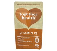 TOGETHER HEALTH - Vitamin K2 - MF7 Form - From Fermented Chickpeas - 30 CAPS
