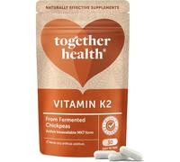 Together Health Vitamin K2 MK7 from Fermented Chickpeas Daily Wellness Support Capsules - 30 Capsules